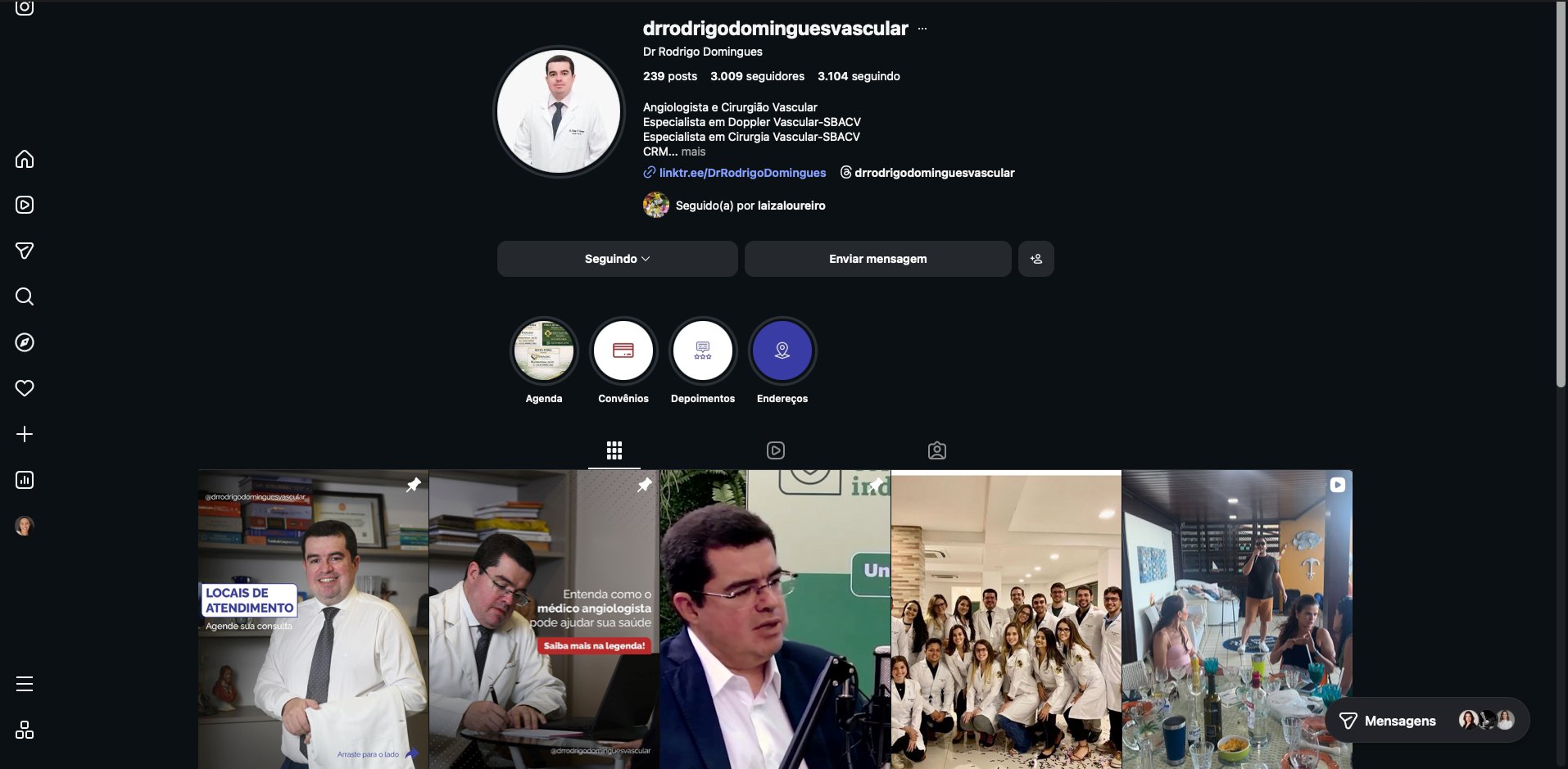 Dr. Rodrigo antes