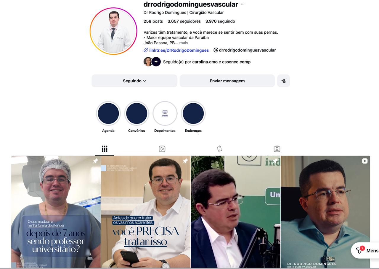 Perfil Dr. Rodrigo
